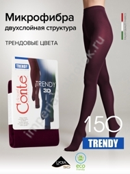 Trendy 150 den, Conte, колготки женские микрофибра (Antracite, 2)