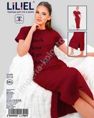 2019, LiLieL, платье женское, S-3XL, с разрезом